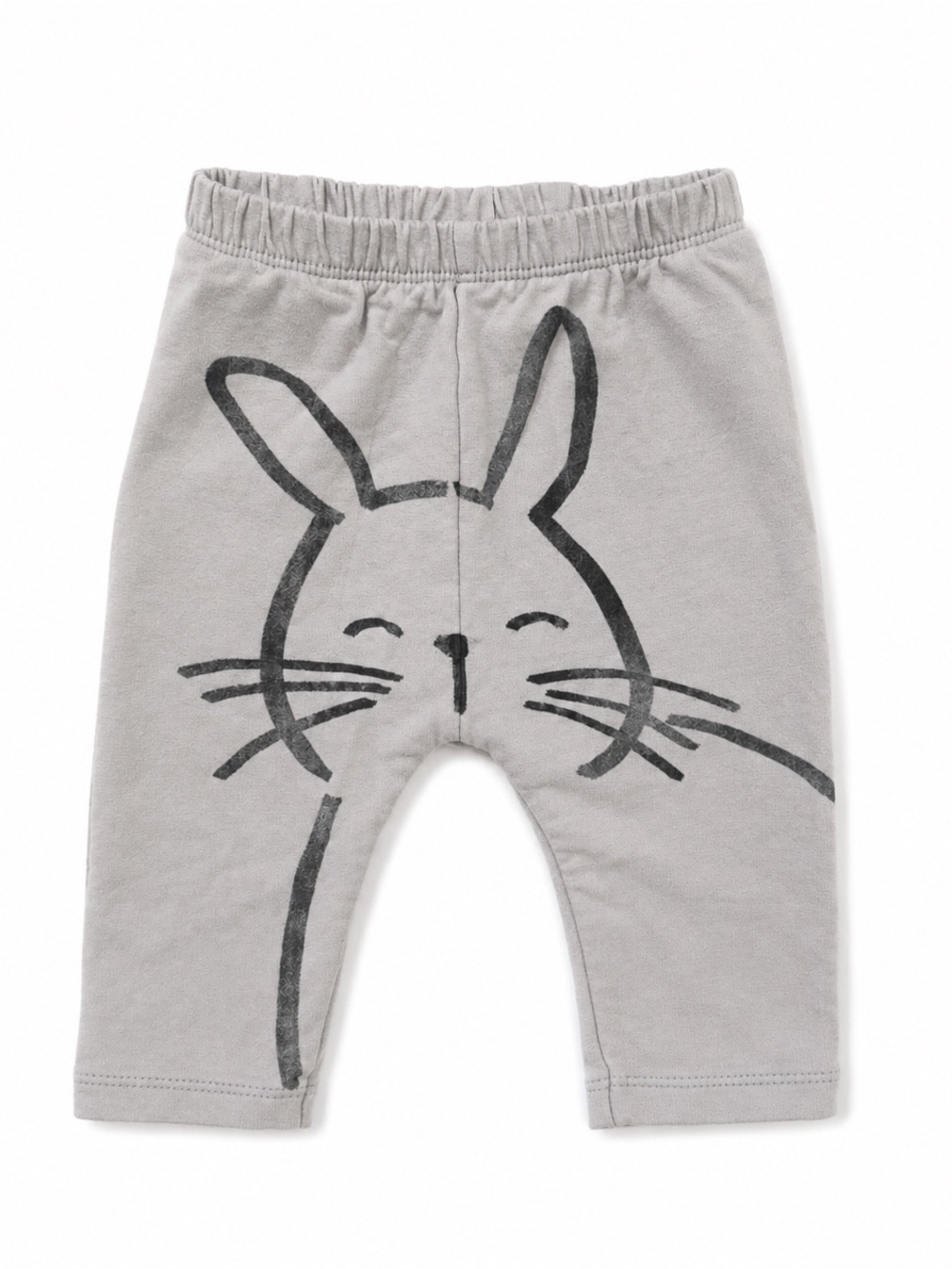 Zara Gray Leggings with Black Bunny Graphic